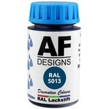 Alex Flittner Designs Lackstift RAL 5013 Kobaltblau glänzend 50ml Holz Metall Möbel Bad Retuschierlack Reparaturlack