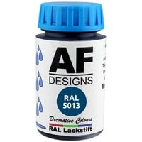Alex Flittner Designs Lackstift RAL 5013 Kobaltblau glänzend 50ml Holz Metall Möbel Bad Retuschierlack Reparaturlack