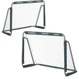 Relaxdays Fußballtor-Sets Grau 110 x 150 x 75 cm