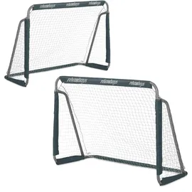 Relaxdays Fußballtor-Sets Grau 110 x 150 x 75 cm
