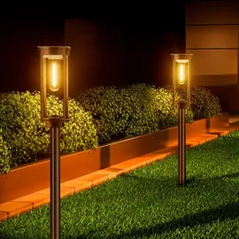 Forever Solarleuchte LED SUNARI FLS-97 CLASSIC, Post 3000K 500mAh li-ion - Schwarz