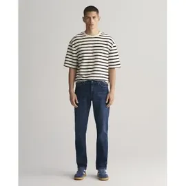 GANT Slim Fit Jeans Dark Blue Worn In 38 32