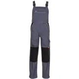 Planam Canvas 320 Latzhose grau/schwarz