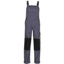 Planam Canvas 320 Latzhose grau/schwarz