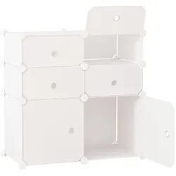 HOMCOM Schuhschrank Kunststoff, Metall