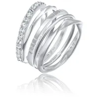 Elli Ring 925 Sterling Silber Schmuckset in Silber | Gr.: 52
