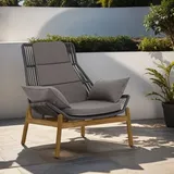 Zebra Pollux Casual Loungesessel dunkelgrau