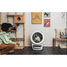 whisker Litter-Robot 4 automatisches selbstreinigendes Katzenklo weiß Katzentoilette