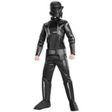 Rubie ́s Kostüm Rogue One Death Trooper, Original Star Wars Kinderkostüm aus dem Film 'Rogue One' schwarz 128