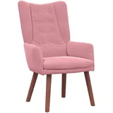 vidaXL Sessel 63 x 67 x 94 cm Rosa Samt