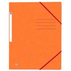 Oxford 400116266, Konventioneller Dateiordner, A4, Karton, Orange, Porträt, 390