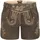 Nübler Lederhose Hotpant Meera in Mocca | Gr.: 40