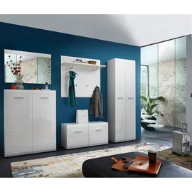 Germania Adana Garderobenschrank 59x197x37 weiß