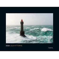 KUNTH Monats-Wandkalender Leuchttürme 2026