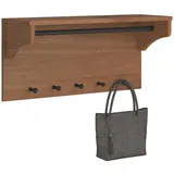 vidaXL Wandgarderobe SANDNES 87 x 30 x 42 cm Kiefer Braun