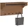 vidaXL Wandgarderobe SANDNES 87 x 30 x 42 cm Kiefer Braun