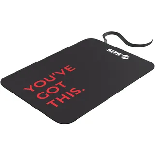 SLS3 Triathlon-Übergangsmatte, Triathlon-Ausrüstung und Zubehör, ein Muss für Triathleten und Outdoor-Schwimmer als Neoprenanzug-Wickelunterlage, Schwarz und Rot