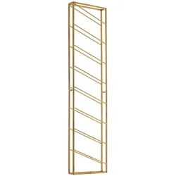 Weinregal FineBuy Flaschenregal Wand 36x150x8 cm Metall Regal Wein Groß Hängend
