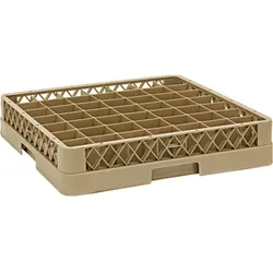 Stalgast Spülkorb  für Gläser und Tassen 49 Fächer 500 x 500 mm
