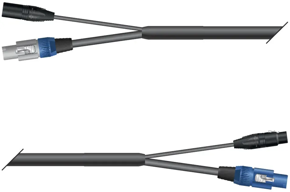 SOMMER CABLE Kombikabel DMX PowerCon/XLR 10m