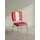 KADIMA DESIGN Retro Esszimmerstuhl Textil rot