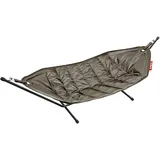 Fatboy® Headdemock Hängematte Taupe | Hängematte für Zwei mit Gestell | Outdoor geeignet für Garten & Terrasse | 270 x 138 cm