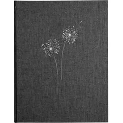 GOLDBUCH Kondolenzbuch Pusteblume anthrazit 11 661