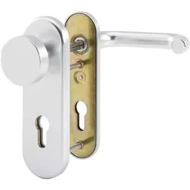 HOPPE Schutzgarnitur Paris Aluminium grau 58/3331K/353K-1/138L