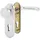 HOPPE Schutzgarnitur Paris Aluminium grau 58/3331K/353K-1/138L
