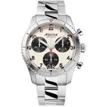 Alpina Startimer Pilot Quarz Chronograph Edelstahl 41,0 mm AL-372WB4S26B