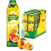 Pfanner Mango-Maracuja-Orangen Nektar im Vorratspack (8 x 1 l) - Süße Mango, spritzige Maracuja und sonnengereifte Orange - mit 37% Saftgehalt
