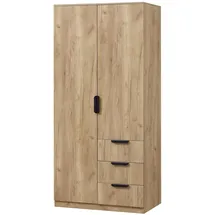 [en.casa] Kleiderschrank Eiselfing 80 x 176 x 52 cm Beige