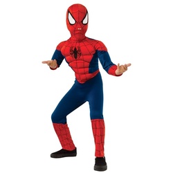 Rubie ́s Kostüm Comic Spider-Man, Gepolstertes Marvel Superheldenkostüm im Comic-Stil rot 116