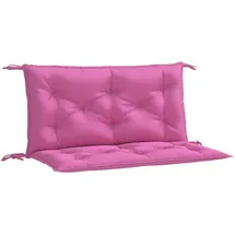 vidaXL Bankauflage 100 x 50 x 7 cm rosa 2 St.