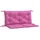 vidaXL Bankauflage 100 x 50 x 7 cm rosa 2 St.