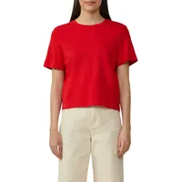 S.Oliver T-Shirt S.OLIVER, Damen, Gr. 42, rot, Jersey, Obermaterial:
