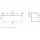 Laufen ILBAGNOALESSI Schubladenelement, ohne Ausschnitt, 1600x500x370mm, 2 Schubladen, H4303300974291,