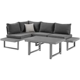 Konifera Hamburg Gartenlounge-Set grau
