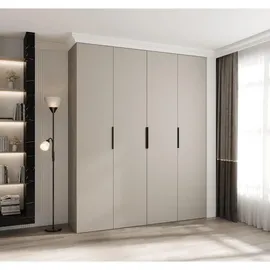 abiks möbel Drehtürenschrank COMO 200 x 245,5 x 50 cm Schwarz