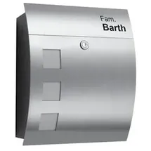 CMD Creative Metalldesign Briefkasten 46 Edelstahl Gravur