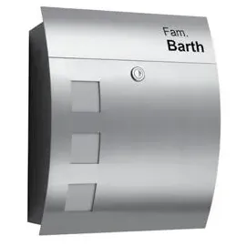 CMD Creative Metalldesign Briefkasten 46 Edelstahl Gravur
