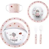 Sterntaler 6802318 Kindergeschirrset Esel Emmi Girl in rosa