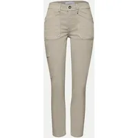 STREET ONE Cargo Jeans Beige washed | Gr.: W32/L28