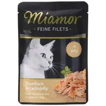 Miamor Feine Filets Thunfisch in Lachsjelly 24 x 100 g