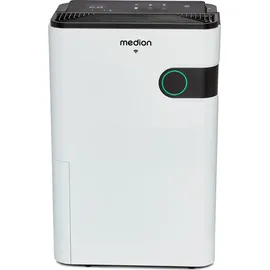 Medion DH30S Luftentfeuchter elektrisch (smart, bis zu 150m3 (60m2), 24Liter/24h, 43db leise, elektrischer Raumentfeuchter, Timer, Bodenrollen, Entfeuchter)