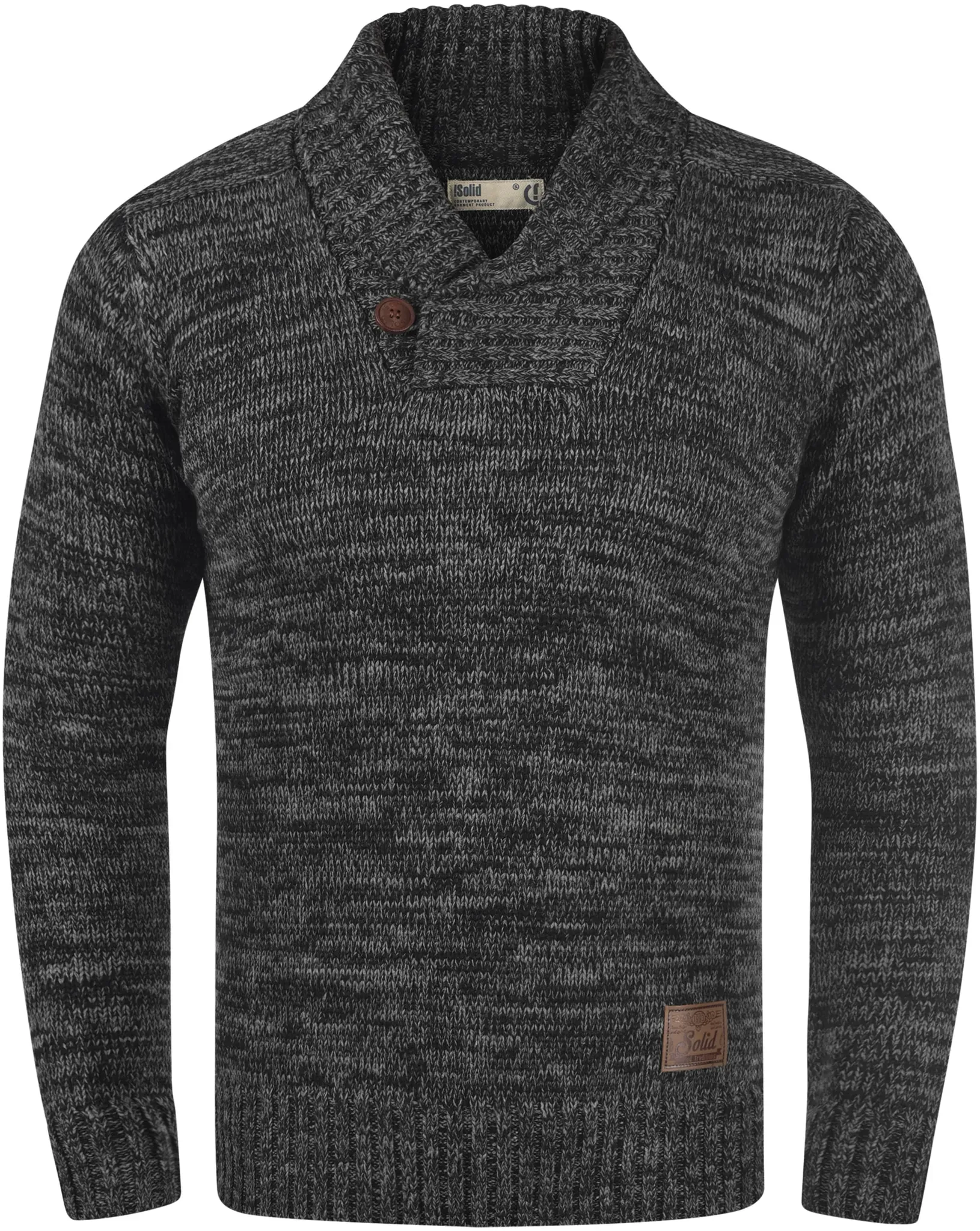 Schalkragenpullover SOLID 