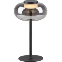 Just light. Just Light, Tischlampe, LED Tischleuchte SIA-SW Rauchglas