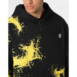 Plein Sport Splash Sweatjacke Herren Schwarz XXL