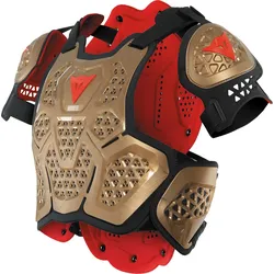 Dainese MX2, Protektorenweste Level-1/2 - Schwarz/Kupfer/Rot - XXS-M