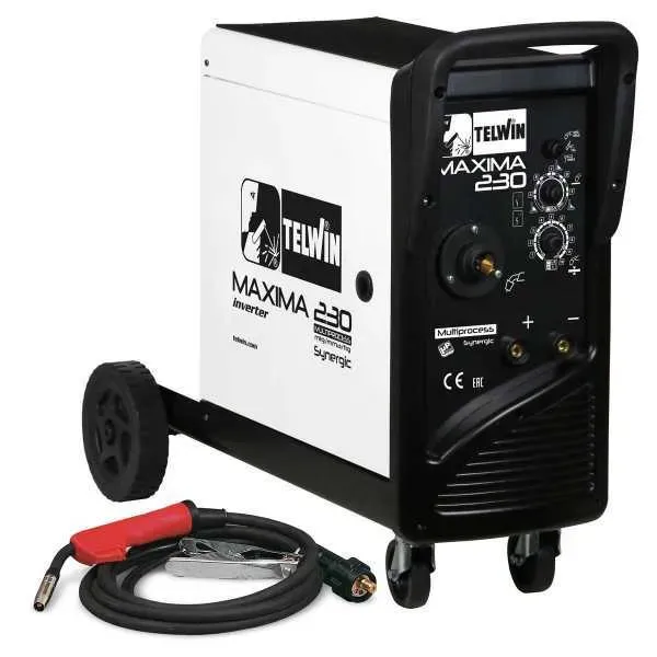 Inverter-Drahtschweißgerät Telwin Maxima 270 Synergic - für MIG-MAG/FLUX/BRAZING/MMA/TIG DC- LIFT